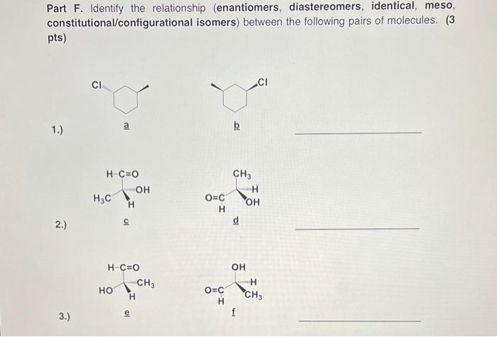 Solved 2.) For The Molecule Below: A.) Determine The | Chegg.com