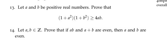 Solved 4omph Overall 13. Let A And B Be Positive Real | Chegg.com