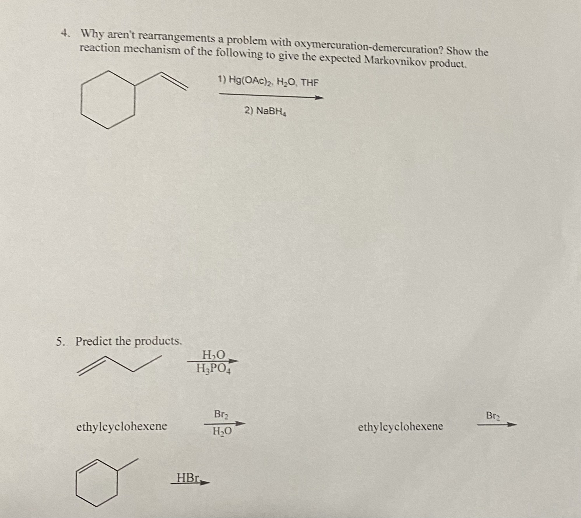 Solved Why aren't rearrangements a problem with | Chegg.com