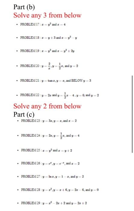 Solved Solve 5 equations from part (a) , 3 equations from | Chegg.com