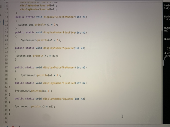 Solved how can I get my code to run. (java)work is split in | Chegg.com