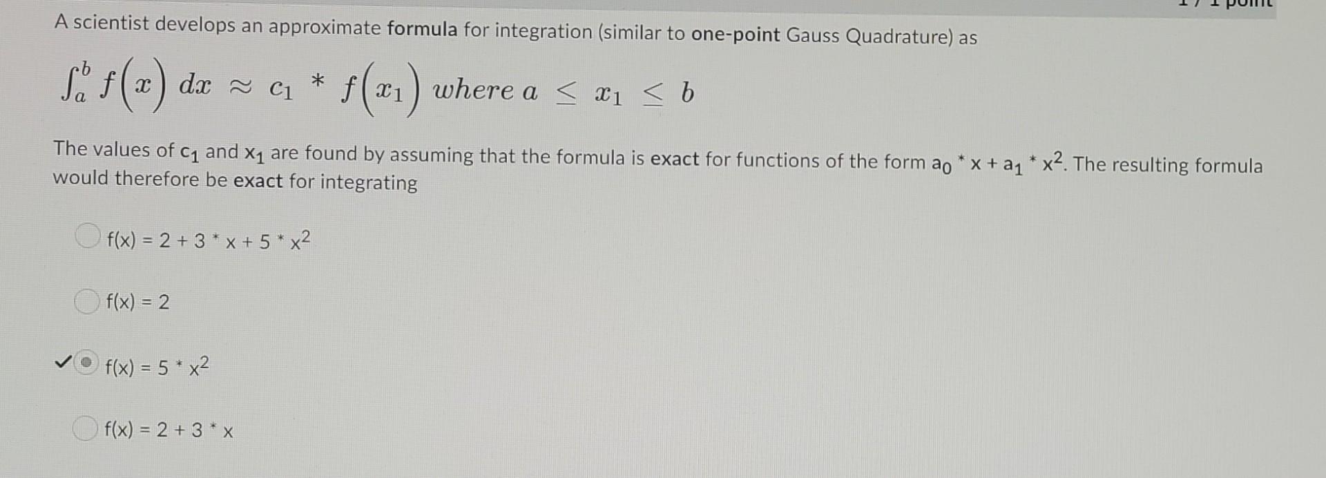 Solved A scientist develops an approximate formula for | Chegg.com