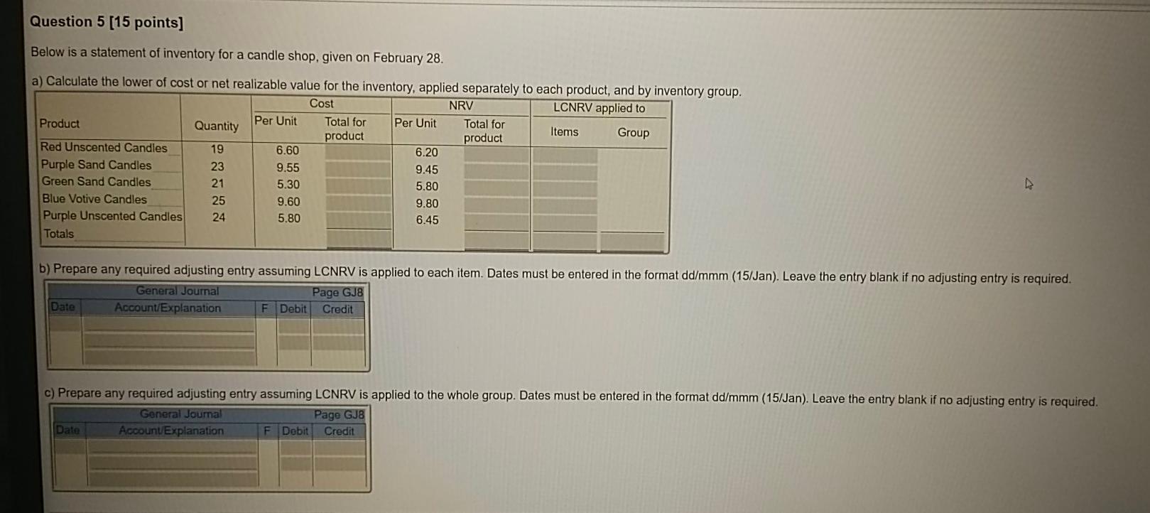 Solved Question 5 [15 points] Below is a statement of | Chegg.com