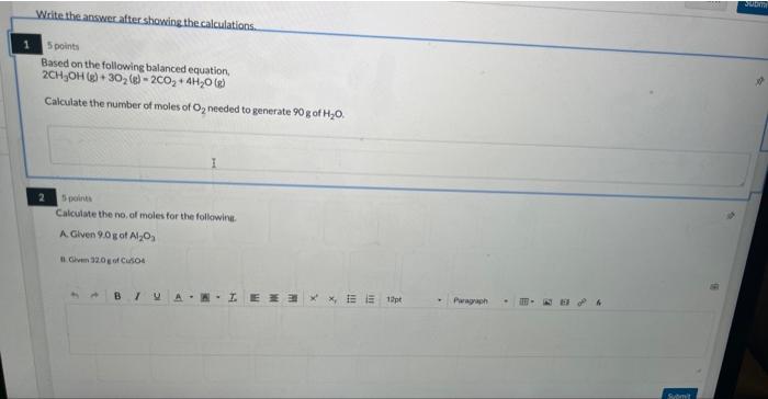 Solved Based On The Following Balanced Equation, | Chegg.com