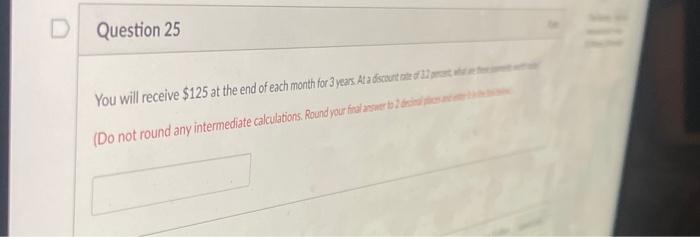 Solved Question 25 Question 25 Chegg