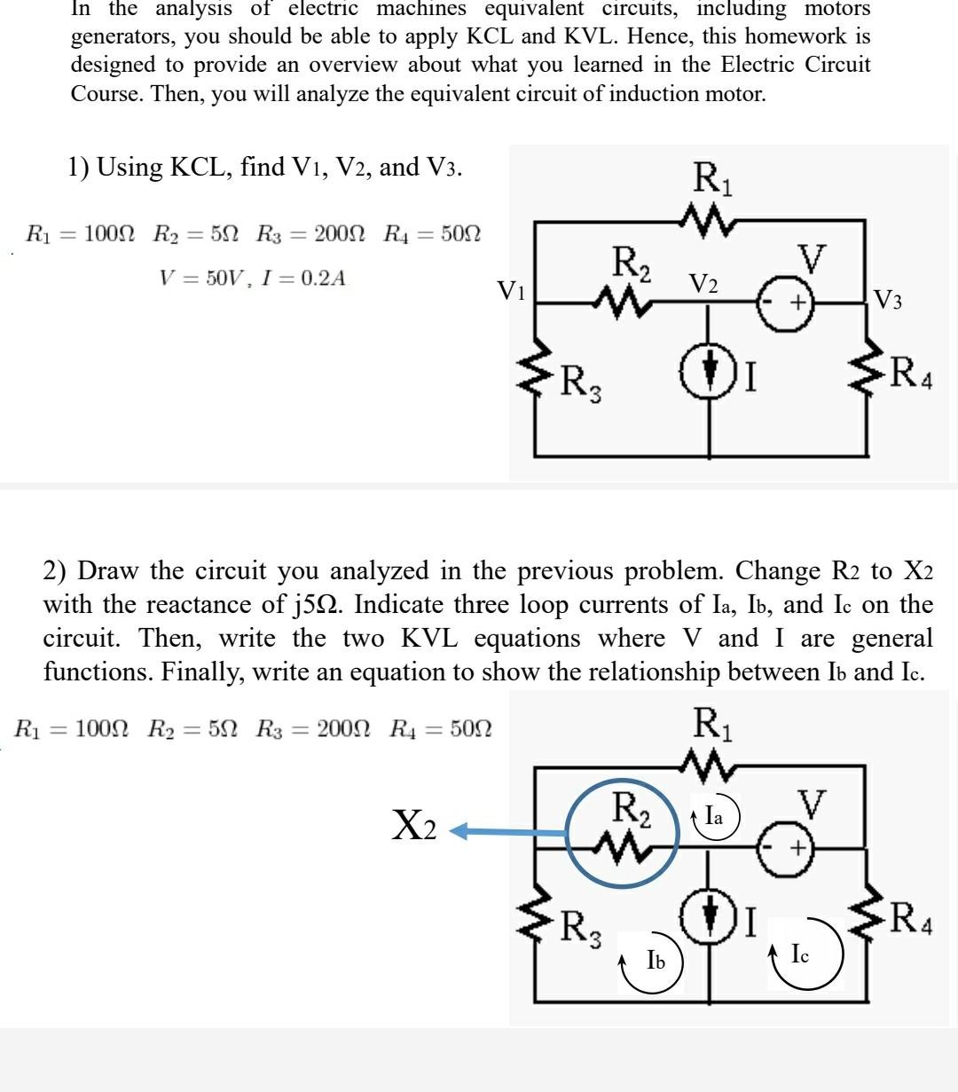 Solved In the analysis of electric machines equivalent | Chegg.com