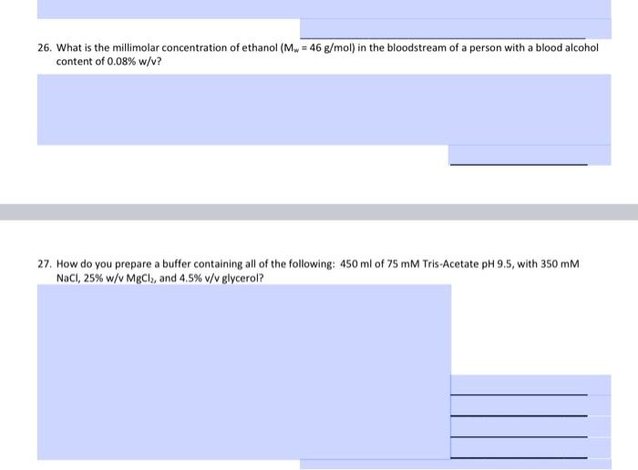 solved-26-what-is-the-millimolar-concentration-of-ethanol-chegg