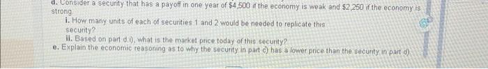 Solved We Know The Prices And Payoffs For Securities 1 And 2 | Chegg.com