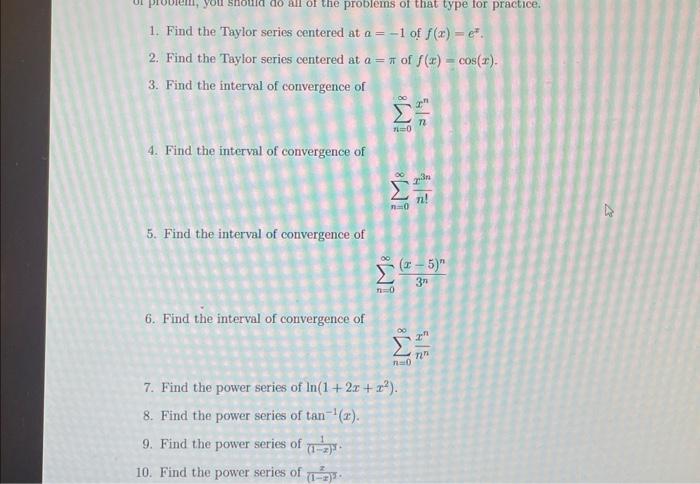 solved-1-find-the-taylor-series-centered-at-a-1-of-chegg