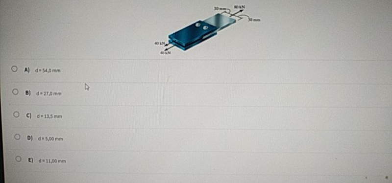 Solved The figure below shows a joint held by two screws. | Chegg.com