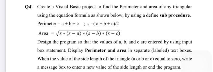 Solved I want the solution in the way of Visual Basic 2010 I | Chegg.com