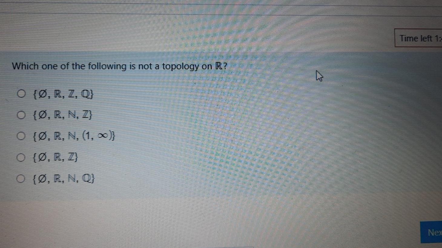 Solved Time Left 1 Which One Of The Following Is Not A T Chegg Com