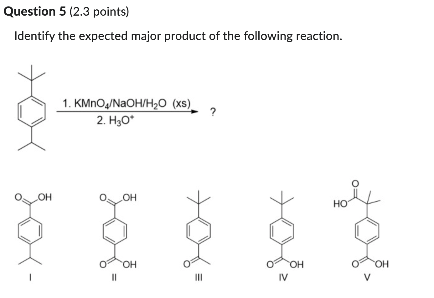 Solved Question 5 ( 2.3 ﻿points)Identify the expected major | Chegg.com