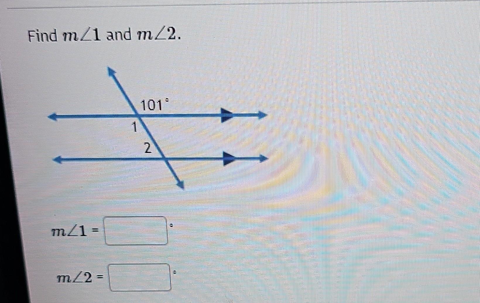 Solved Find m∠1 and m∠2. | Chegg.com