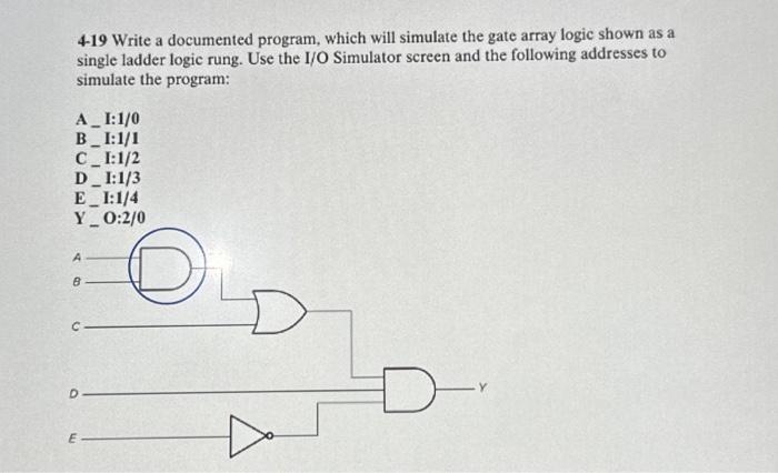 Solved 4-19 Write a documented program, which will simulate | Chegg.com