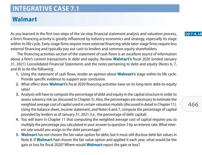 Solved INTEGRATIVE CASE 7.1 Walmart As you learned in the | Chegg.com