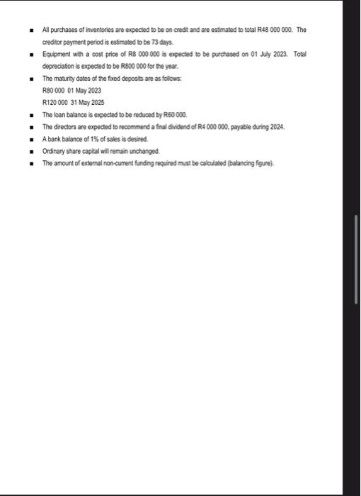 Solved 1.1 REQUIRED Study the information given below and | Chegg.com