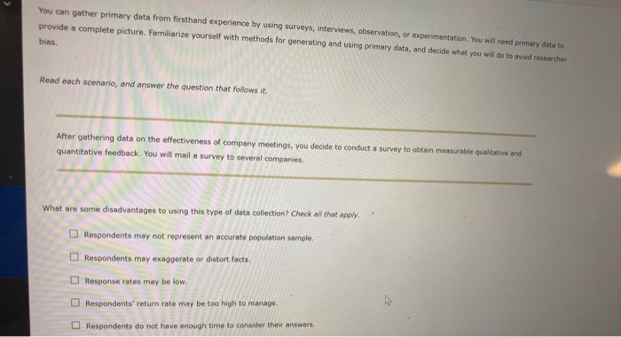 Solved Gather Secondary Data By Reading What Others Have | Chegg.com