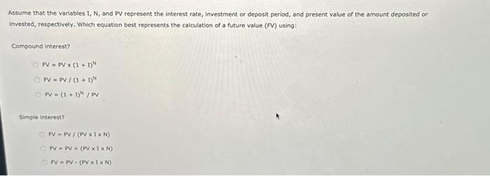 Solved All other things being equal, the numerical | Chegg.com