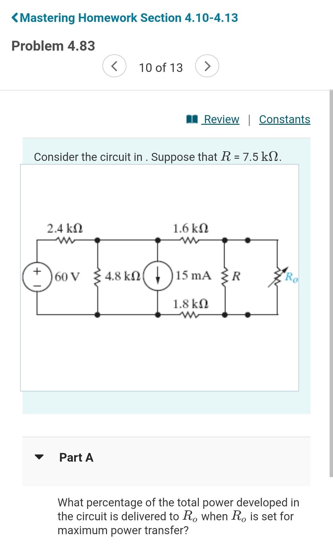 Solved Review | Constants Consider The Circuit In . Suppose | Chegg.com