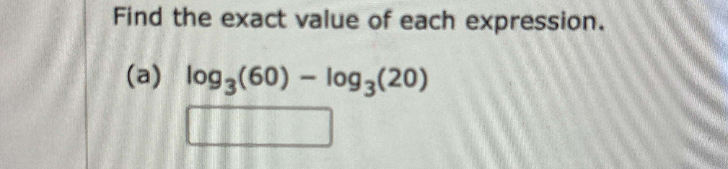 Solved Find the exact value of each | Chegg.com