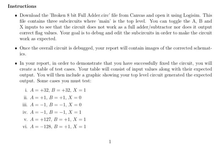 Instructions • Download the 'Broken 8 bit Full | Chegg.com