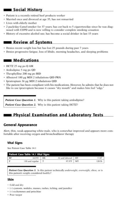 Patient's Chief Complaints 