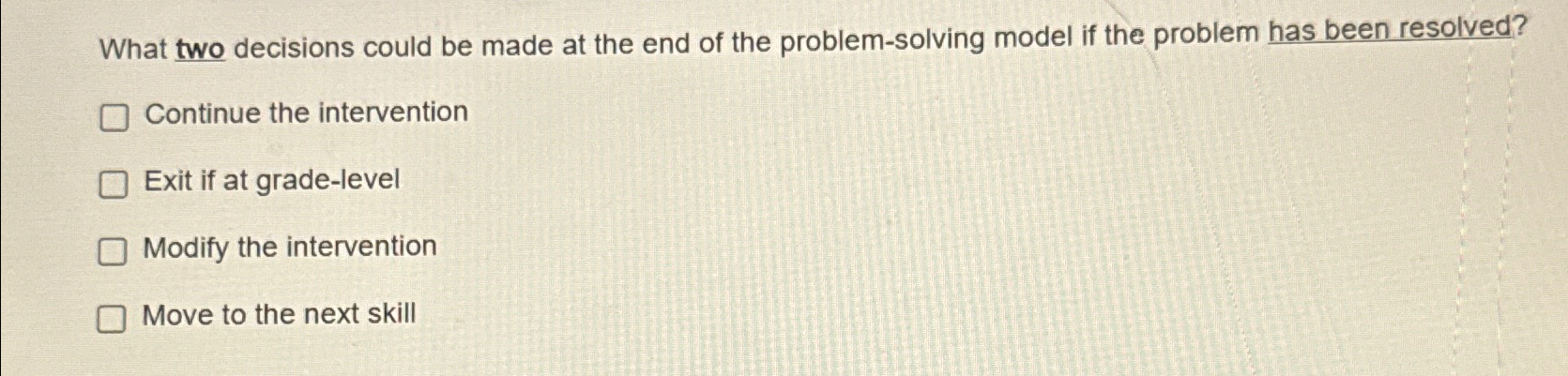 Solved What two decisions could be made at the end of the | Chegg.com