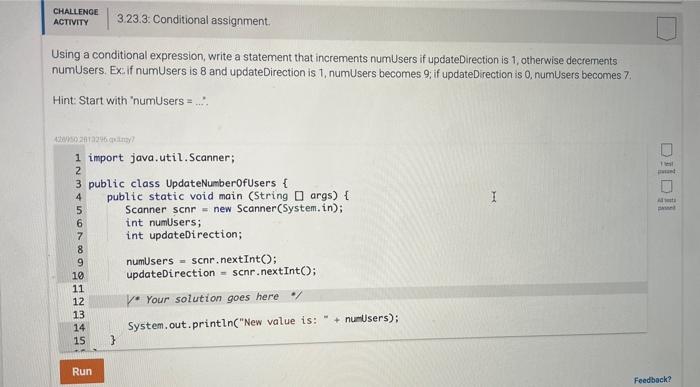 solved-using-a-conditional-expression-write-a-statement-chegg