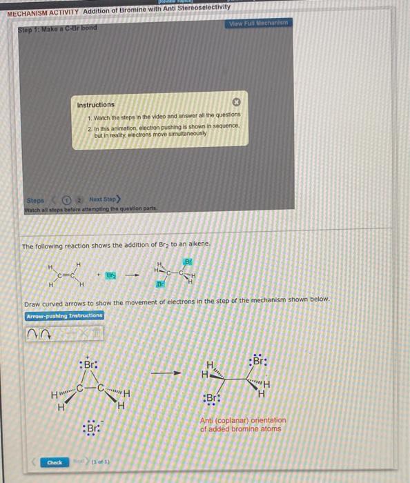 Instructions
1. Watch the steps in the video and answer all the questions
2. In this arimation, election pushing is shown in 