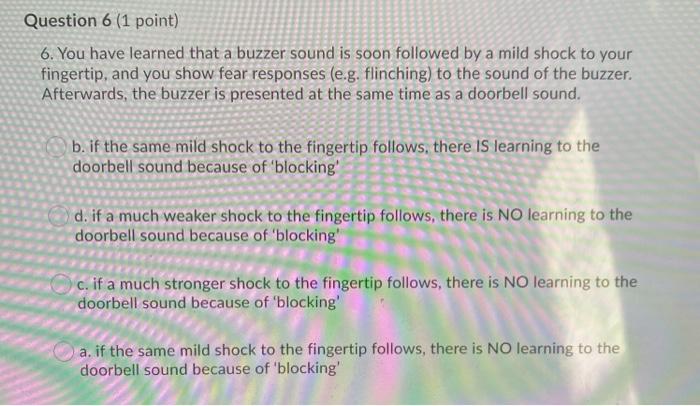Solved Question 1 (1 point) Saved 1. Which of the following | Chegg.com