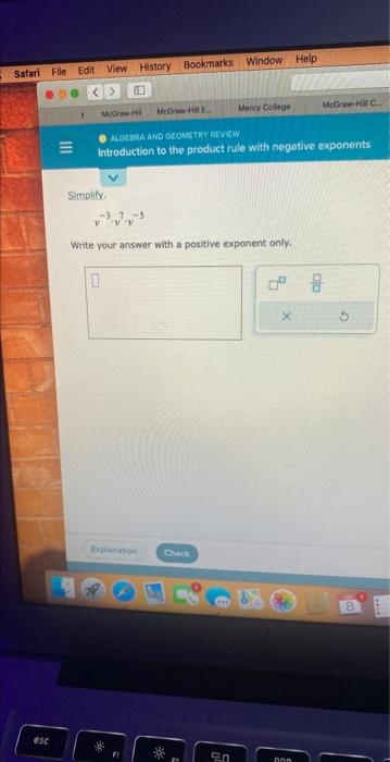 Solved Simplify V−3⋅v7⋅v−5 Write Your Answer With A 1719