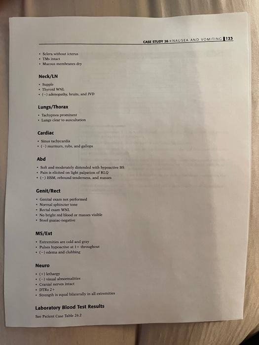 How to determine grade of vomiting image