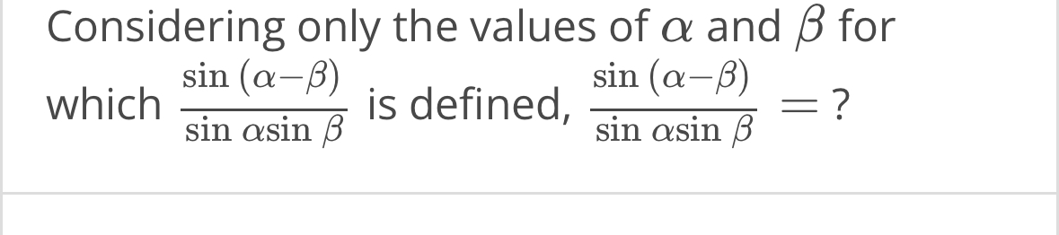 Solved Considering only the values of α ﻿and β ﻿for which | Chegg.com