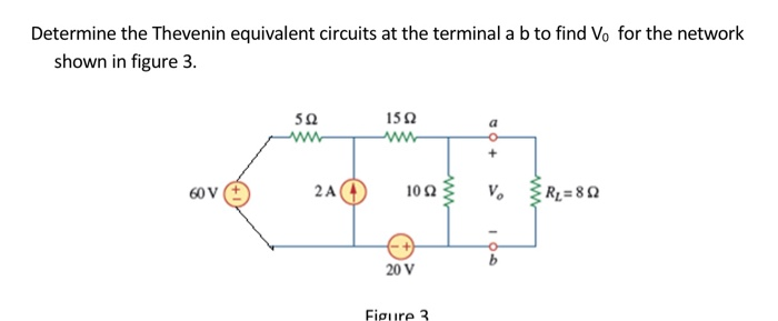 Solved Determine the Thevenin equivalent circuits at the | Chegg.com