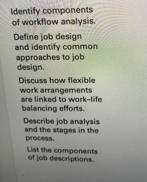 define work flow