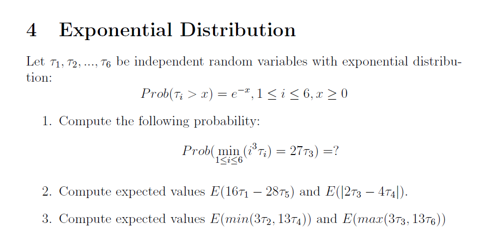 Solved Please solve these 3 ﻿problems for me.4 ﻿Exponential | Chegg.com