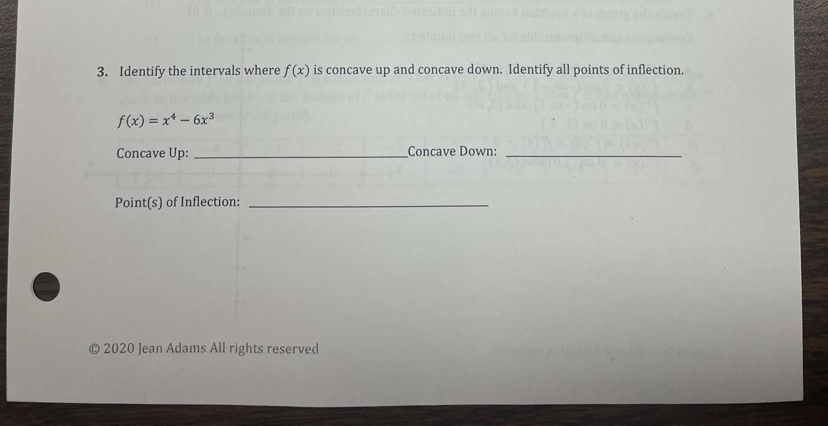 Solved Identify the intervals where f(x) ﻿is concave up and | Chegg.com