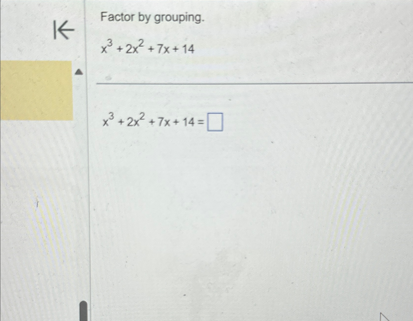 factor x 3 7x 2 2x 14