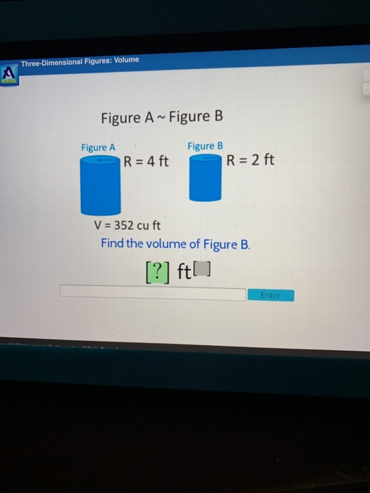 Solved Three-Dimensional Figures: Volume AT Figure A~ Figure | Chegg.com