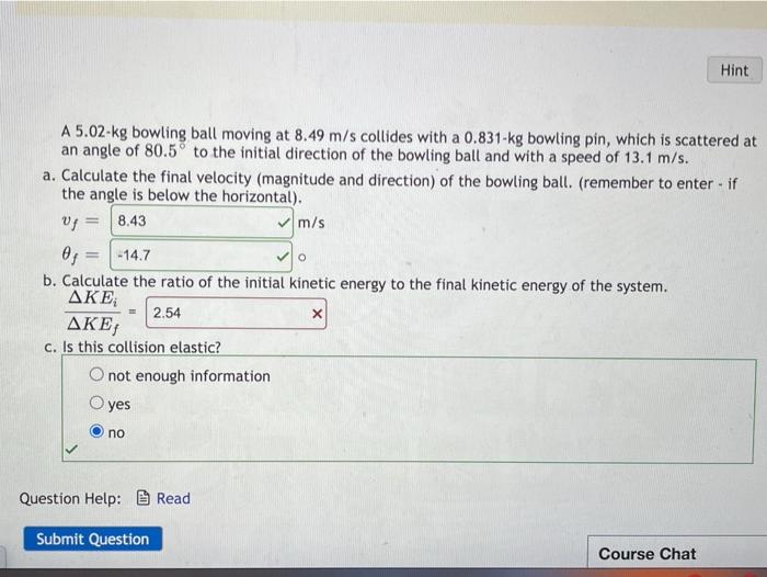 Solved Part b. Calculate the ratio of the initial