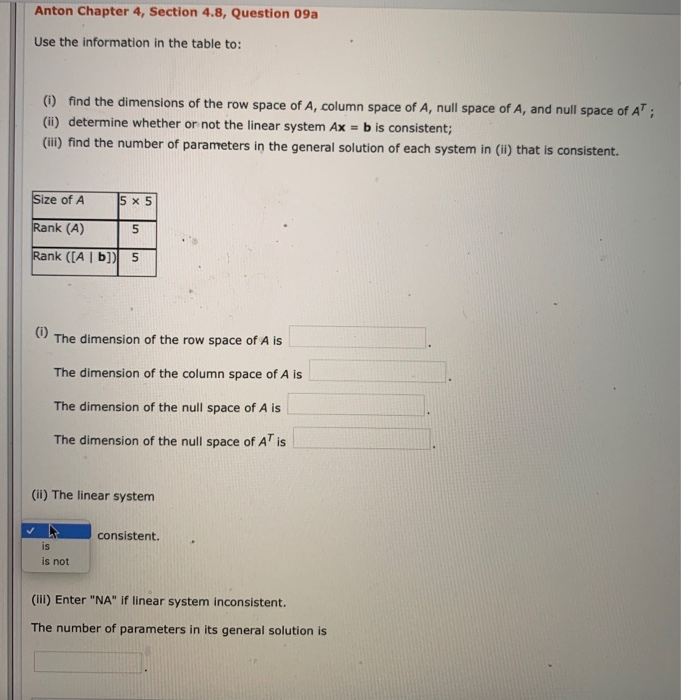 Solved Anton Chapter 4 Section 4.8 Question 09a Use the Chegg