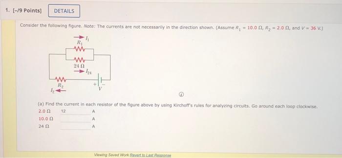 Solved Consider The Following Figure. Note: The Currents Are | Chegg.com