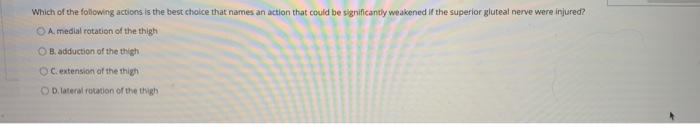 Solved Which of the following actions is the best choice | Chegg.com