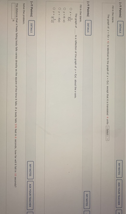 1 Points Details My Notes Ask Your Teacher R Fill Chegg Com