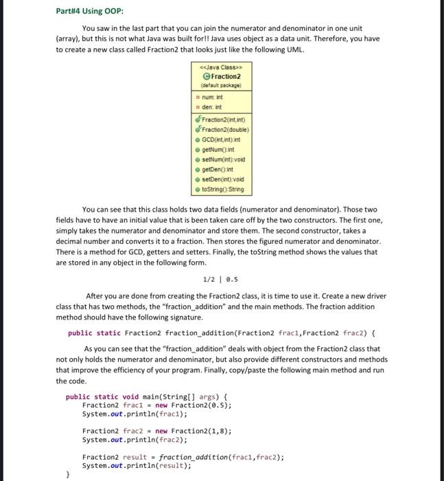 Solved I want this part#4 to be solved with code Java.The | Chegg.com