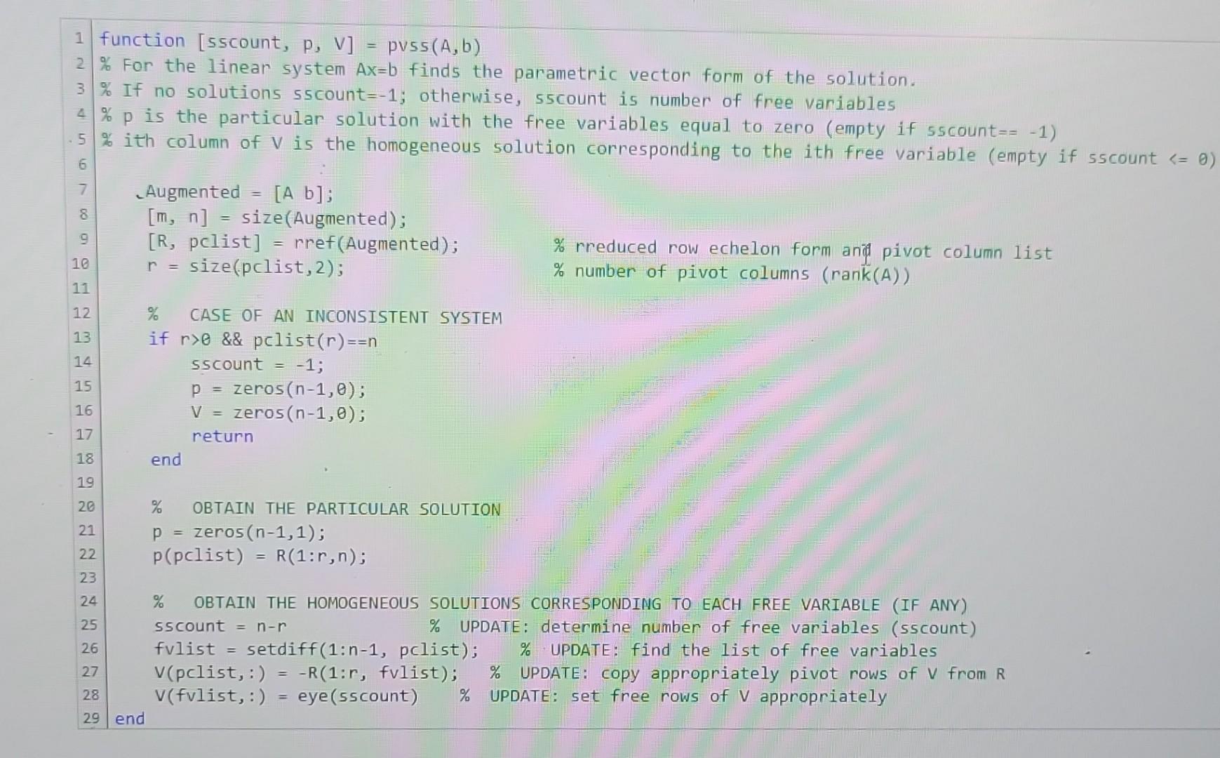 Solved Below is also my attempt at solving the code. Please | Chegg.com