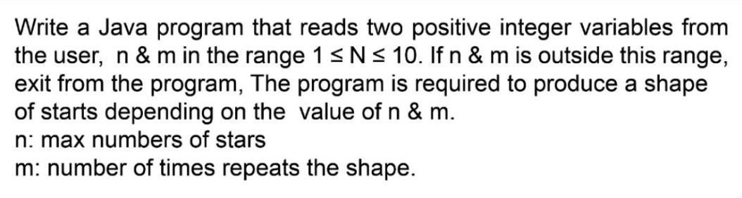 Solved Write a Java program that reads two positive integer | Chegg.com