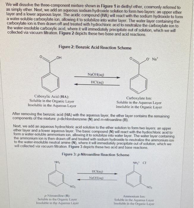 Experiment 6 Acid-Base Extraction . . . Objectives: | Chegg.com