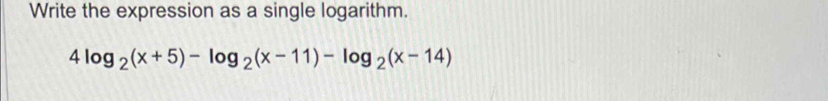Solved Write the expression as a single | Chegg.com